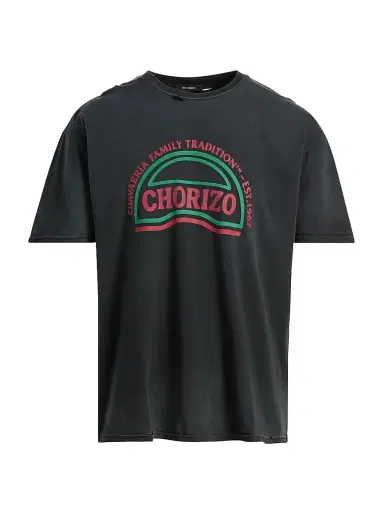 Willy Chavarria Men's Chorizo Easy T-Shirt - Black - Size XXL | Thumbnail 1 Willy Chavarria Men's Chorizo Easy T-Shirt - Black - Size XXL | Thumbnail 1