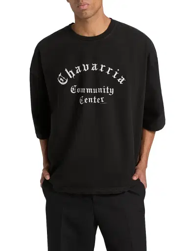 Willy Chavarria Men's Chavarria Community Center Buffalo T-Shirt | Thumbnail 3 Willy Chavarria Men's Chavarria Community Center Buffalo T-Shirt | Thumbnail 3