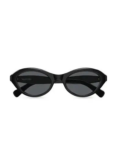 Valentino Garavani Women's Dauphin 52MM Cat-Eye Sunglasses - Black | Thumbnail 2 Valentino Garavani Women's Dauphin 52MM Cat-Eye Sunglasses - Black | Thumbnail 2