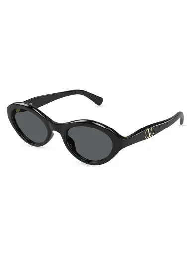 Valentino Garavani Women's Dauphin 52MM Cat-Eye Sunglasses - Black | Thumbnail 1 Valentino Garavani Women's Dauphin 52MM Cat-Eye Sunglasses - Black | Thumbnail 1
