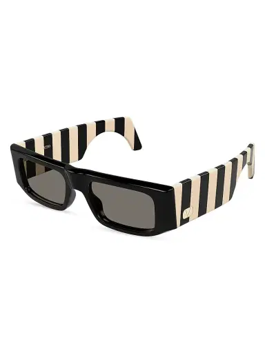 Valentino Garavani Women's Ultra Vintage 52MM Rectangular Sunglasses - Black | Thumbnail 1 Valentino Garavani Women's Ultra Vintage 52MM Rectangular Sunglasses - Black | Thumbnail 1