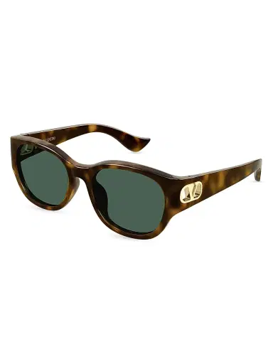Valentino Garavani Women's Vain Light 55MM Square Sunglasses - Brown Green | Thumbnail 1 Valentino Garavani Women's Vain Light 55MM Square Sunglasses - Brown Green | Thumbnail 1