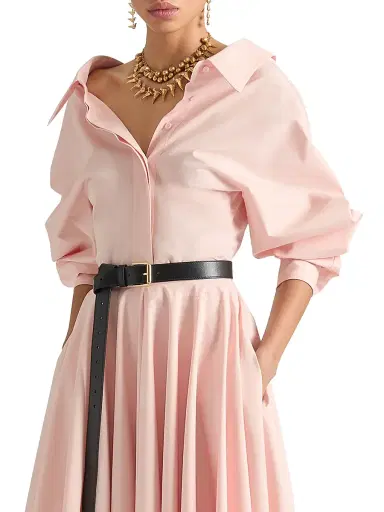 Givenchy Women's Slashed Shirt in Poplin - Silk Pink - Size 12 | Thumbnail 3 Givenchy Women's Slashed Shirt in Poplin - Silk Pink - Size 12 | Thumbnail 3