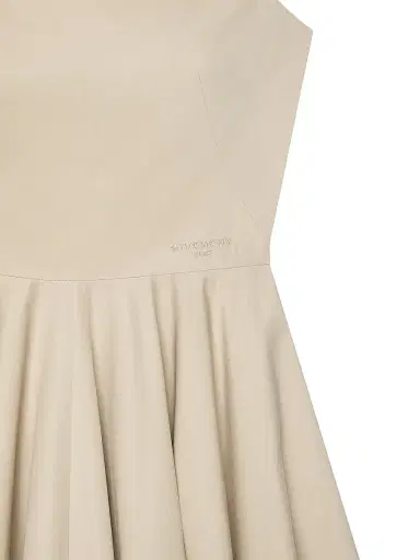 Givenchy Women's Sliced Long Dress in Poplin - Beige - Size 12 | Thumbnail 4 Givenchy Women's Sliced Long Dress in Poplin - Beige - Size 12 | Thumbnail 4