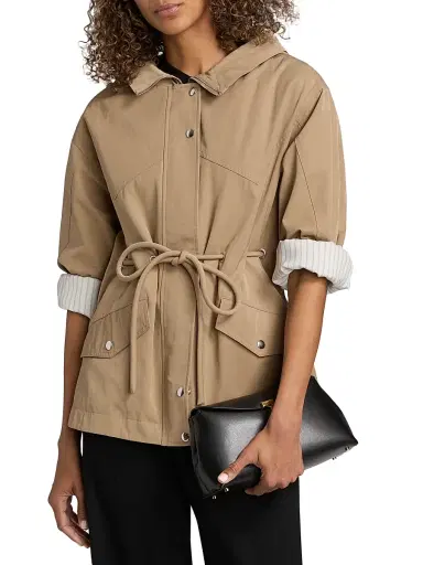 Ba&sh Women's Ilio Mini Trench Coat - Camel | Thumbnail 3 Ba&sh Women's Ilio Mini Trench Coat - Camel | Thumbnail 3