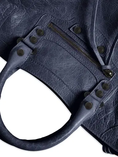 Balenciaga Women's Le City Small Top Handle Bag - Dark Maree | Thumbnail 8 Balenciaga Women's Le City Small Top Handle Bag - Dark Maree | Thumbnail 8