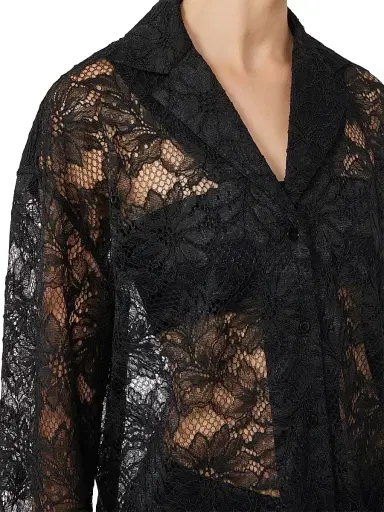 Sportmax Women's Floral Lace Jacket - Black | Thumbnail 5 Sportmax Women's Floral Lace Jacket - Black | Thumbnail 5