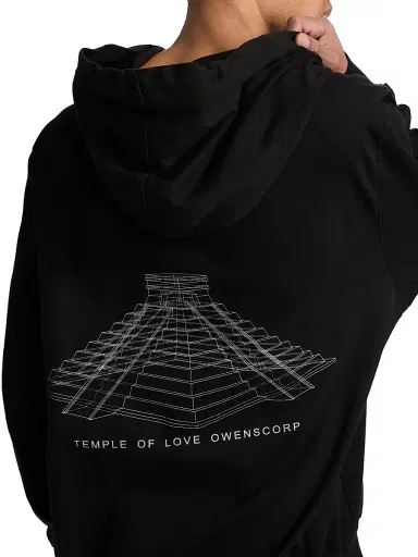 Rick Owens Men's Cotton T-Shirt Hoodie - Black Milk - Size XXL | Thumbnail 6 Rick Owens Men's Cotton T-Shirt Hoodie - Black Milk - Size XXL | Thumbnail 6