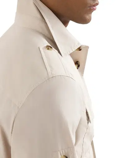 Brunello Cucinelli Men's Lightweight Water Resistant Techno Cotton Unlined Safari Jacket - Panama | Thumbnail 5 Brunello Cucinelli Men's Lightweight Water Resistant Techno Cotton Unlined Safari Jacket - Panama | Thumbnail 5