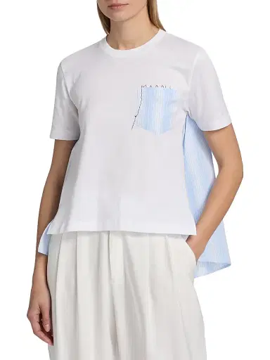 Marni Women's Cotton T-Shirt | Thumbnail 3 Marni Women's Cotton T-Shirt | Thumbnail 3