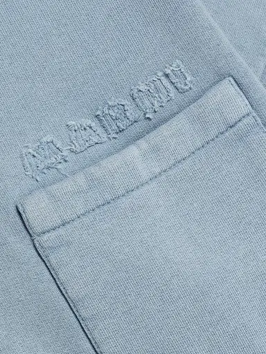 Marni Men's Garment-Dyed Cotton Crewneck Sweatshirt - Sky - Size 44 | Thumbnail 7 Marni Men's Garment-Dyed Cotton Crewneck Sweatshirt - Sky - Size 44 | Thumbnail 7