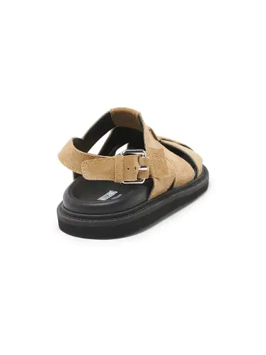 MOSCHINO Women's Suede Fisherman Sandals - Beige - Size 11 | Thumbnail 3 MOSCHINO Women's Suede Fisherman Sandals - Beige - Size 11 | Thumbnail 3