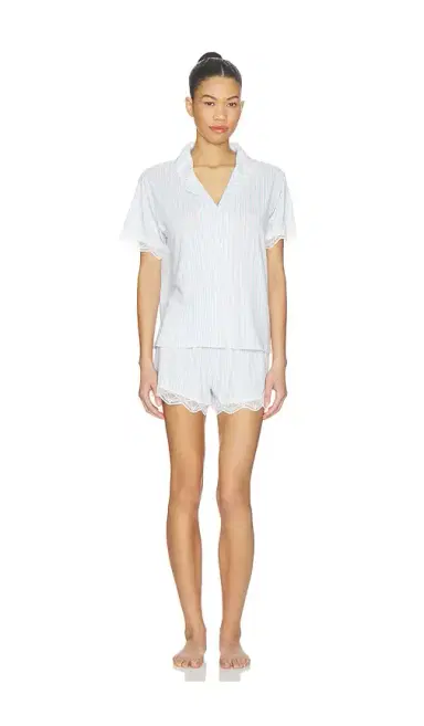 Flora Nikrooz Luna Notch Pajama Set | Thumbnail 1 Flora Nikrooz Luna Notch Pajama Set | Thumbnail 1