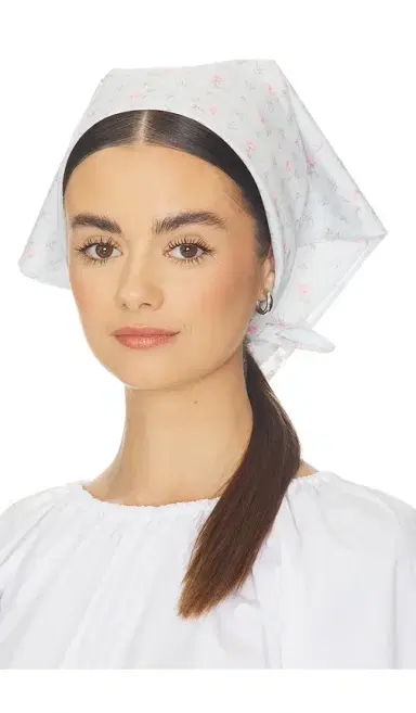LoveShackFancy Clem Head Scarf | Thumbnail 1 LoveShackFancy Clem Head Scarf | Thumbnail 1