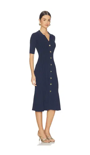 Hervé Léger The Indra Midi Dress | Thumbnail 2 Hervé Léger The Indra Midi Dress | Thumbnail 2