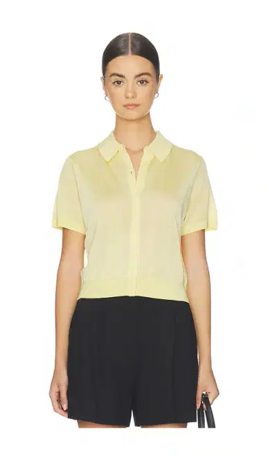 Pistola Lucca Short Sleeve Polo Sweater Top | Thumbnail 1 Pistola Lucca Short Sleeve Polo Sweater Top | Thumbnail 1