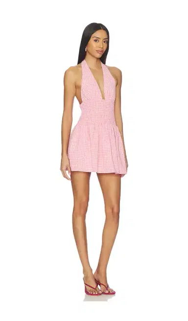 MORE TO COME Aleena Halter Mini Dress | Thumbnail 2 MORE TO COME Aleena Halter Mini Dress | Thumbnail 2