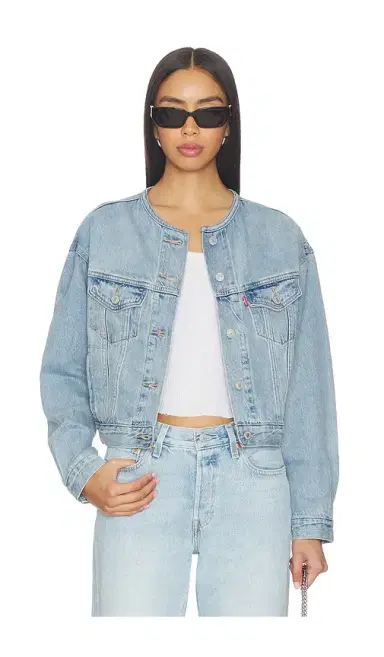 Levi's Collarless Shrunken 90s Trucker | Thumbnail 1 Levi's Collarless Shrunken 90s Trucker | Thumbnail 1