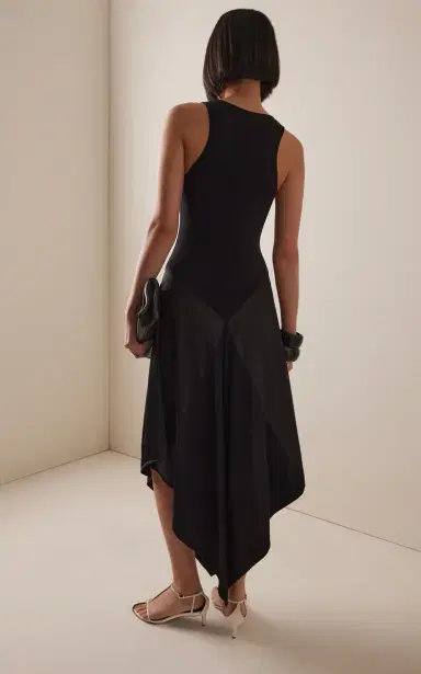 Bevza Square Jersey Midi Dress | Thumbnail 4 Bevza Square Jersey Midi Dress | Thumbnail 4