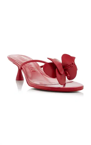 Cult Gaia Addison Leather Sandals | Thumbnail 4 Cult Gaia Addison Leather Sandals | Thumbnail 4