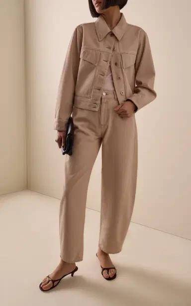 Closed Jazzie Rigid Mid-Rise Cropped Barrel-Leg Jeans | Thumbnail 2 Closed Jazzie Rigid Mid-Rise Cropped Barrel-Leg Jeans | Thumbnail 2