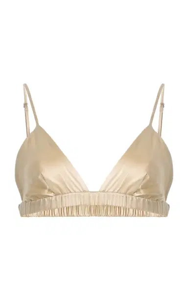 The Frankie Shop Nina Satin Bralette | Thumbnail 1 The Frankie Shop Nina Satin Bralette | Thumbnail 1