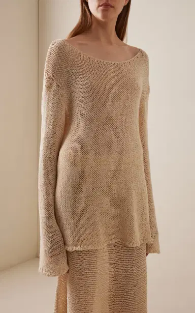 Khaite Davet Silk-Blend Knit Top | Thumbnail 2 Khaite Davet Silk-Blend Knit Top | Thumbnail 2