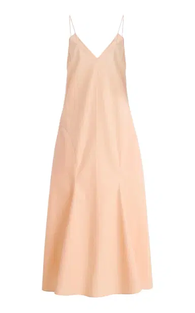 Khaite Iben Cotton-Poplin Maxi Dress | Thumbnail 1 Khaite Iben Cotton-Poplin Maxi Dress | Thumbnail 1