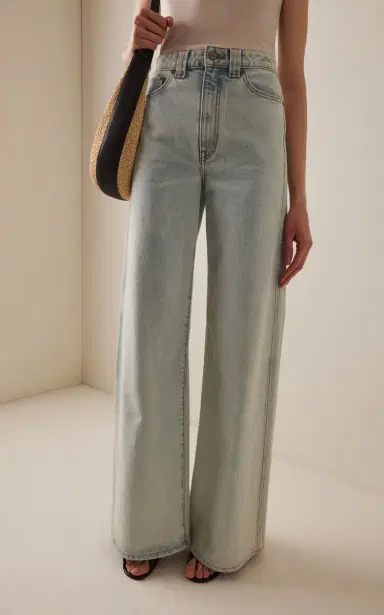 Khaite Dane High-Rise Wide-Leg Jeans | Thumbnail 3 Khaite Dane High-Rise Wide-Leg Jeans | Thumbnail 3