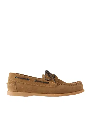 MR P. Leather-Trimmed Suede Boat Shoes - Men | Thumbnail 1 MR P. Leather-Trimmed Suede Boat Shoes - Men | Thumbnail 1