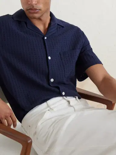 Portuguese Flannel Mondego Cotton-Blend Shirt - Men | Thumbnail 5 Portuguese Flannel Mondego Cotton-Blend Shirt - Men | Thumbnail 5
