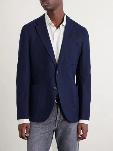 Slowear Cotton-Hopsack Blazer - Men | Thumbnail 3 Slowear Cotton-Hopsack Blazer - Men | Thumbnail 3