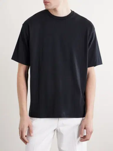 A.PRESSE Cotton and Cashmere-Blend T-Shirt - Men | Thumbnail 3 A.PRESSE Cotton and Cashmere-Blend T-Shirt - Men | Thumbnail 3