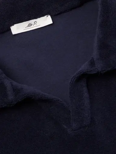 MR P. Cotton and Silk-Blend Terry Polo Shirt - Men | Thumbnail 6 MR P. Cotton and Silk-Blend Terry Polo Shirt - Men | Thumbnail 6