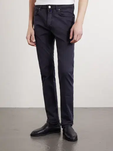 Slowear Slim-Fit Stretch Cotton-Blend Gabardine Trousers - Men | Thumbnail 3 Slowear Slim-Fit Stretch Cotton-Blend Gabardine Trousers - Men | Thumbnail 3
