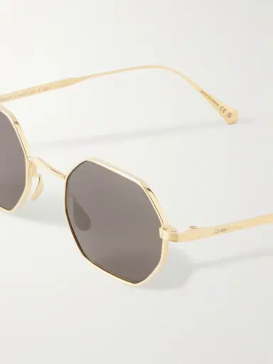 Cartier Eyewear Rounded-Frame Melal Sunglasses - Men | Thumbnail 3 Cartier Eyewear Rounded-Frame Melal Sunglasses - Men | Thumbnail 3