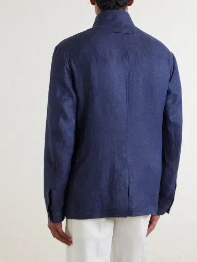 Zegna Il Conte Oasi Linen Jacket - Men | Thumbnail 4 Zegna Il Conte Oasi Linen Jacket - Men | Thumbnail 4