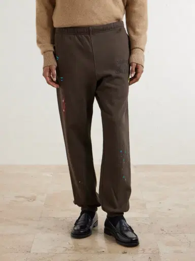 Gallery Dept. Logo-Print Paint-Splattered Cotton-Jersey Sweatpants - Men | Thumbnail 3 Gallery Dept. Logo-Print Paint-Splattered Cotton-Jersey Sweatpants - Men | Thumbnail 3