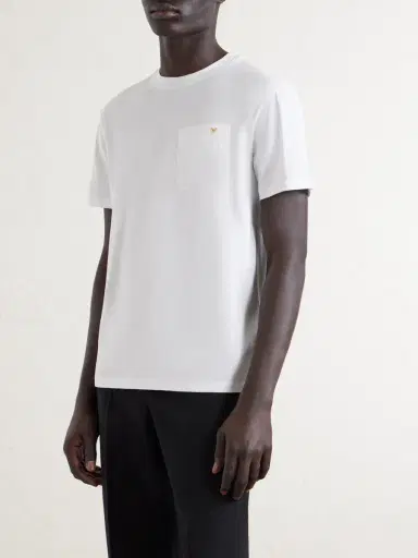 Valentino Garavani VGold Cotton-Jersey T-Shirt - Men | Thumbnail 3 Valentino Garavani VGold Cotton-Jersey T-Shirt - Men | Thumbnail 3