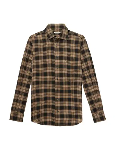 Husbands Checked Cotton-Voile Shirt - Men | Thumbnail 1 Husbands Checked Cotton-Voile Shirt - Men | Thumbnail 1