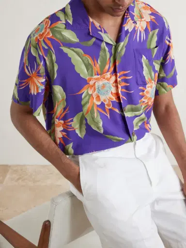 Polo Ralph Lauren Printed Voile Shirt - Men | Thumbnail 5 Polo Ralph Lauren Printed Voile Shirt - Men | Thumbnail 5