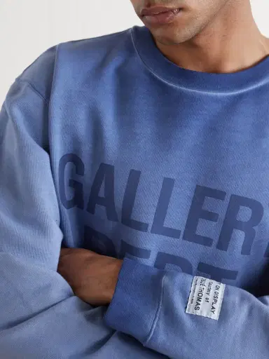 Gallery Dept. Logo-Print Cotton-Jersey Sweatshirt - Men | Thumbnail 5 Gallery Dept. Logo-Print Cotton-Jersey Sweatshirt - Men | Thumbnail 5