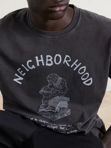 Neighborhood Printed Cotton-Jersey T-Shirt - Men | Thumbnail 5 Neighborhood Printed Cotton-Jersey T-Shirt - Men | Thumbnail 5