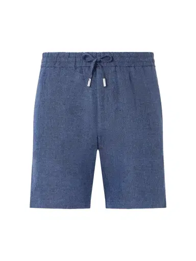 MR P. Straight-Leg Herringbone Linen Shorts - Men | Thumbnail 1 MR P. Straight-Leg Herringbone Linen Shorts - Men | Thumbnail 1