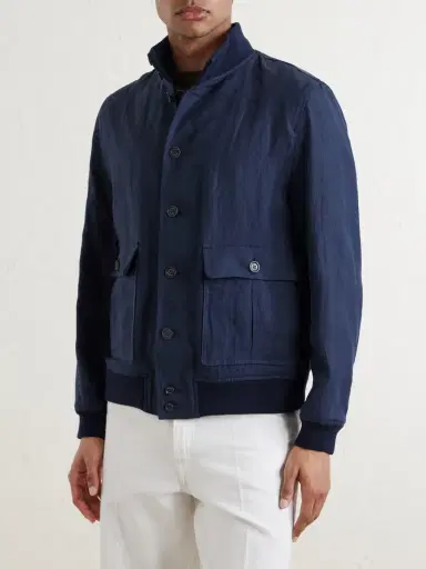 Valstar ino Linen Bomber Jacket - Men | Thumbnail 3 Valstar ino Linen Bomber Jacket - Men | Thumbnail 3