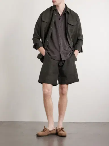 MR P. Camp-Collar Linen Shirt - Men | Thumbnail 2 MR P. Camp-Collar Linen Shirt - Men | Thumbnail 2