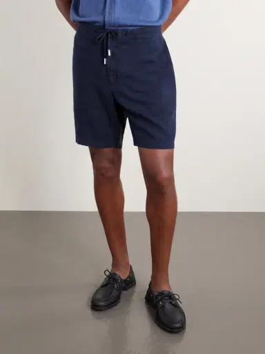 MR P. Straight-Leg Garment-Dyed Linen Drawstring Bermuda Shorts - Men | Thumbnail 3 MR P. Straight-Leg Garment-Dyed Linen Drawstring Bermuda Shorts - Men | Thumbnail 3
