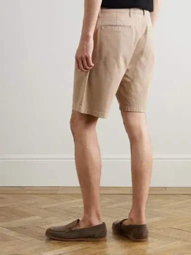 NN07 Aden 1923 Straight-Leg Organic Cotton-Blend Twill Shorts - Men | Thumbnail 4 NN07 Aden 1923 Straight-Leg Organic Cotton-Blend Twill Shorts - Men | Thumbnail 4