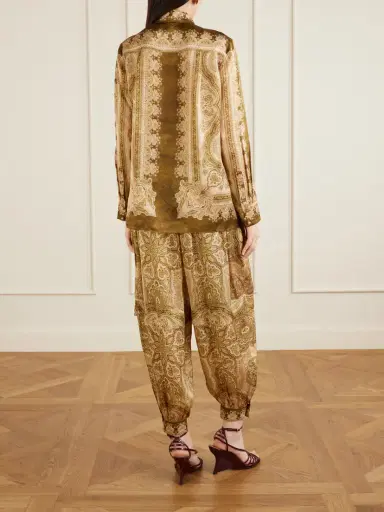 Zimmermann Luna Printed Silk-satin Shirt | Thumbnail 4 Zimmermann Luna Printed Silk-satin Shirt | Thumbnail 4