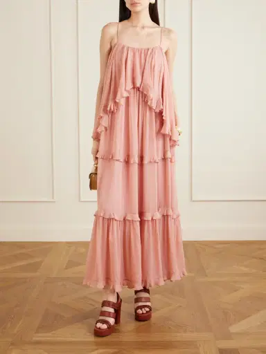 Zimmermann Ruffled Chiffon Maxi Dress | Thumbnail 2 Zimmermann Ruffled Chiffon Maxi Dress | Thumbnail 2